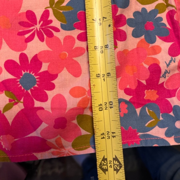 Tracy Feith for Target | Crazy Daisy Vibrant Pink Cap Sleeve Blouse Size Large - Picture 6 of 6